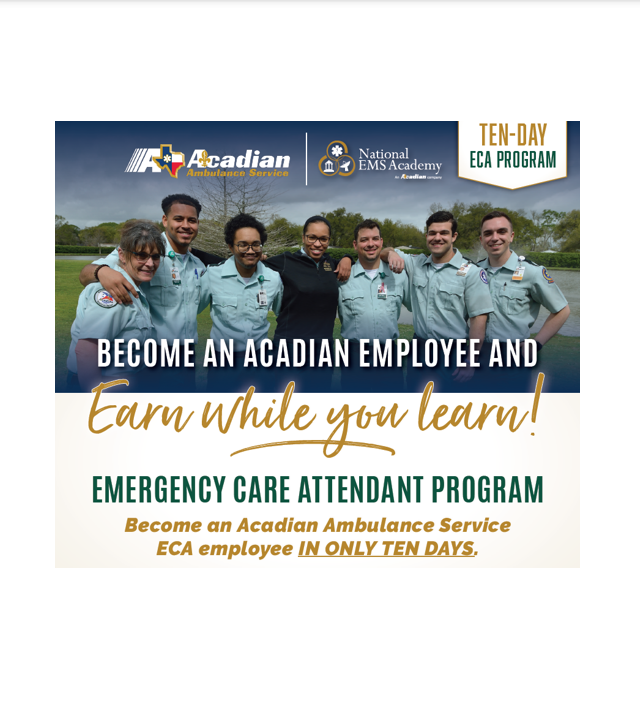 Emergency Care Attendant (ECA) 1